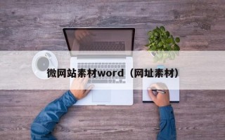 微网站素材word（网址素材）
