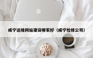 咸宁运维网站建设哪家好（咸宁检修公司）